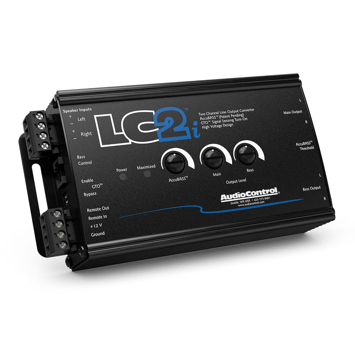 AudioControl LC2i 2 Channel Line Out Converter with Accubass