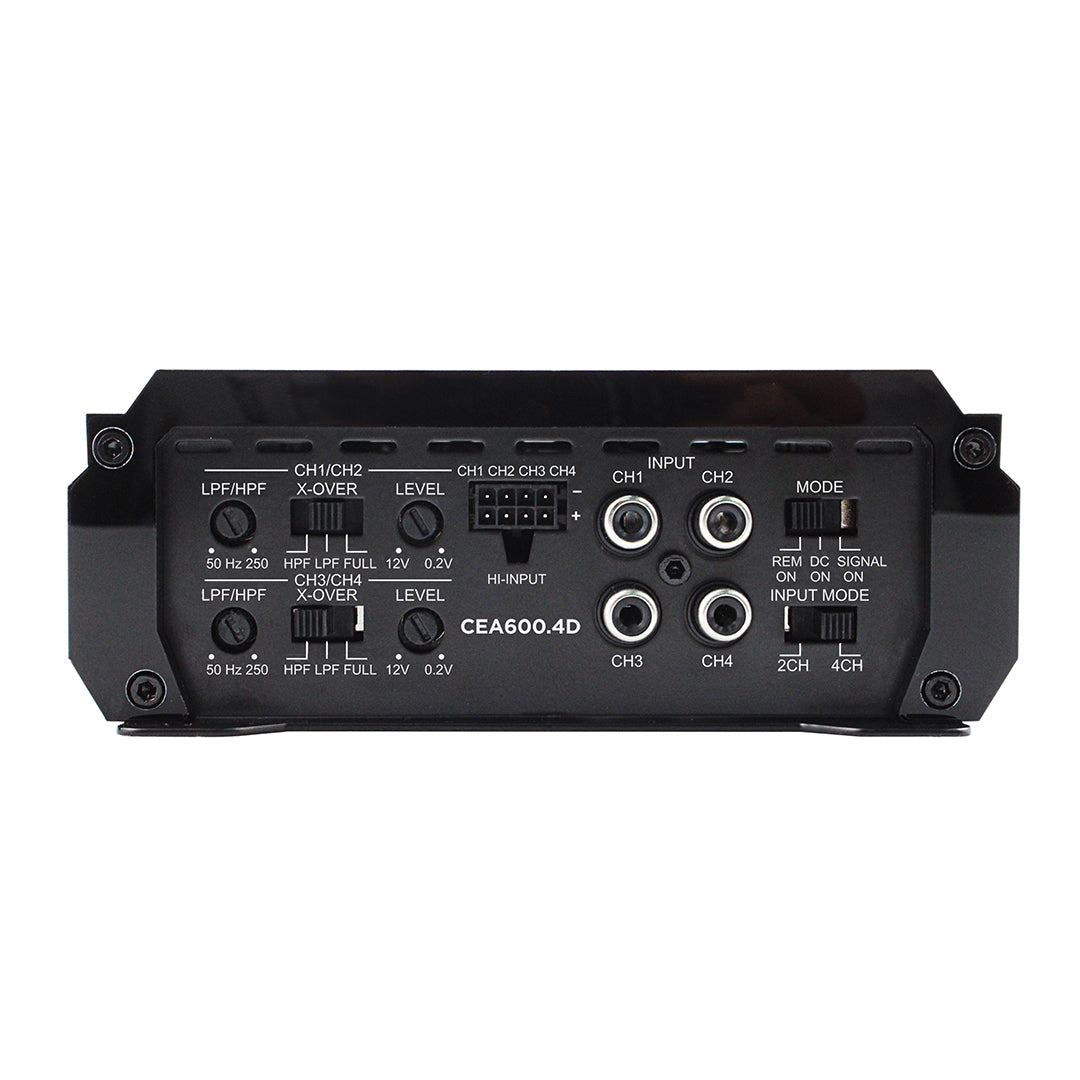 Orion CEA600.4D 600W RMS 4-Channel Class D Amplifier – 2400W Max