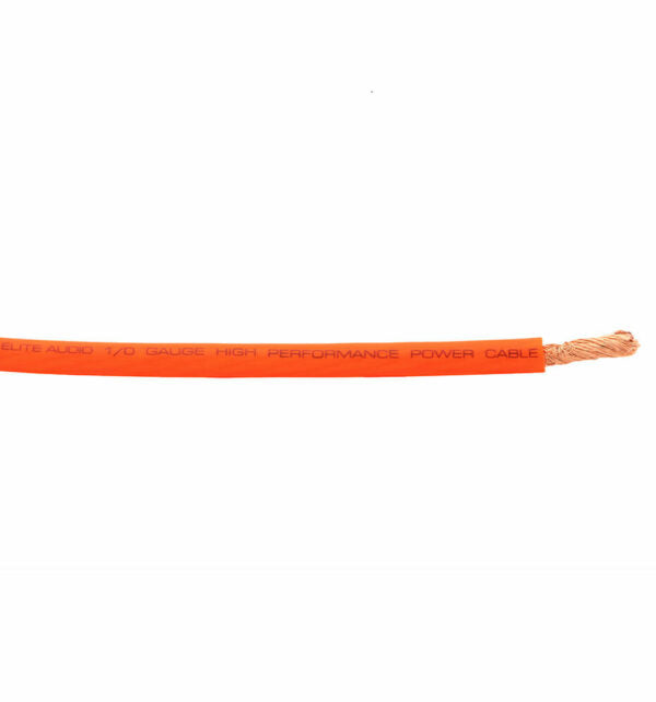 Elite Audio EA-PRM0G-PWR | 0 Gauge CCA Power Wire – 50ft Roll | High-Performance Car Audio Amp Cable