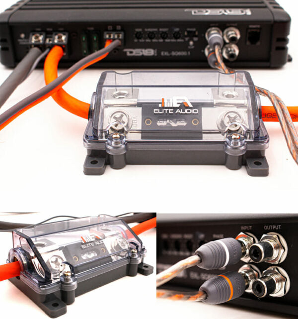 Elite Audio EA-PRMK2 Premium 4 Gauge CCA Amp Wiring Kit – Complete Car Amplifier Installation Kit