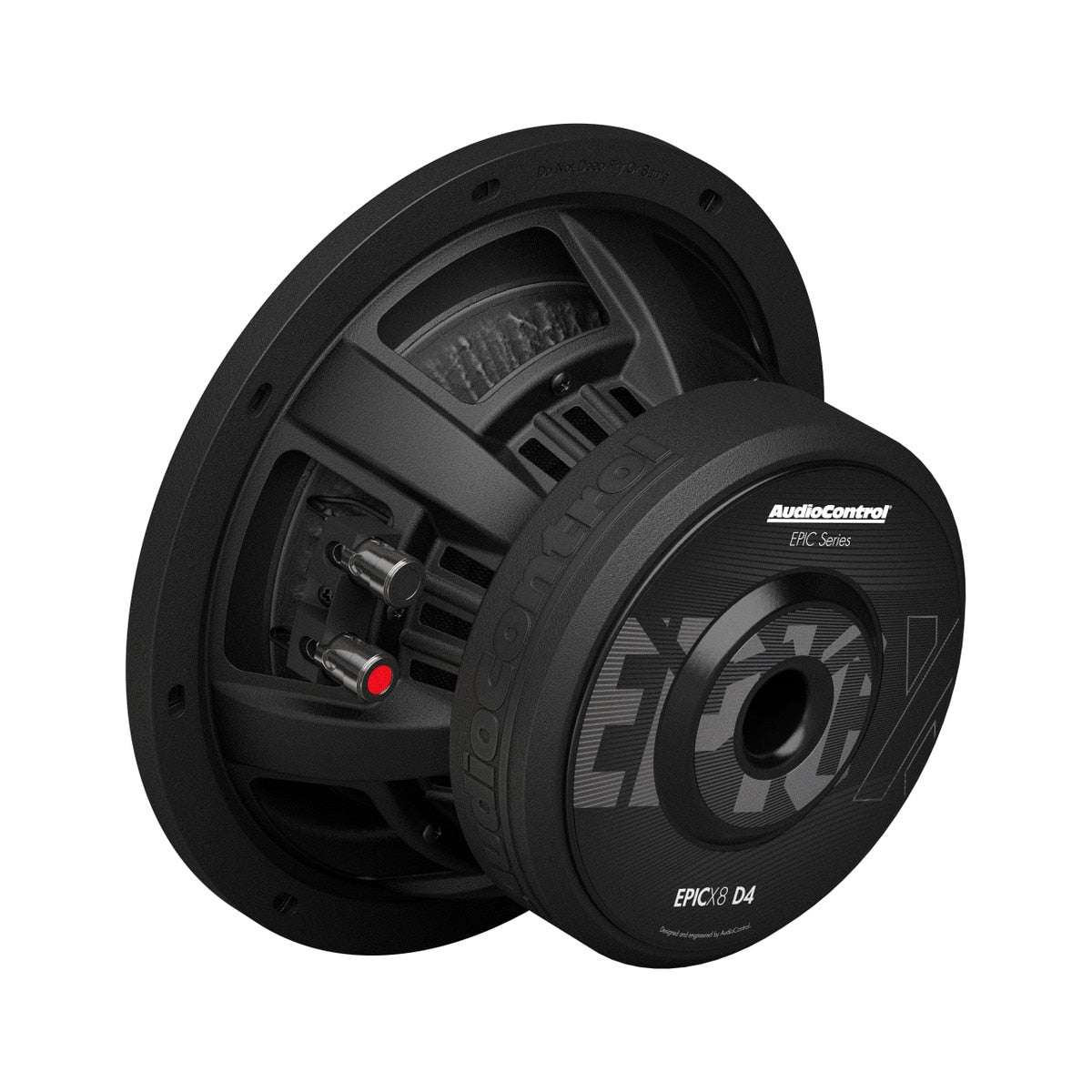 AudioControl EPICX8D4 EPICX Series Car Audio 8" Subwoofer, 400 Watt RMS/600 Watt Max, 4 Ohm, Dual Voice Coil (DVC)