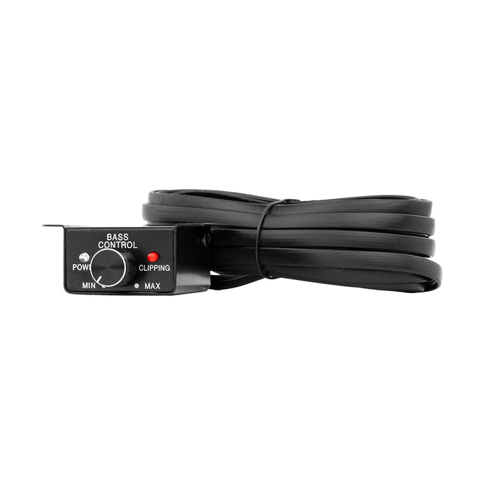 DS18 H-KO10 Korean Half Bridge 1-Channel Monoblock Car Audio Amplifier with Voltmeter and Clip Indicator, 10000 Watts Rms - Remote BASS Knob Included