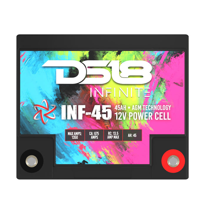 DS18 DS-INF-45 INFINITE 45 AH AGM Power Cell 12 Volt Battery