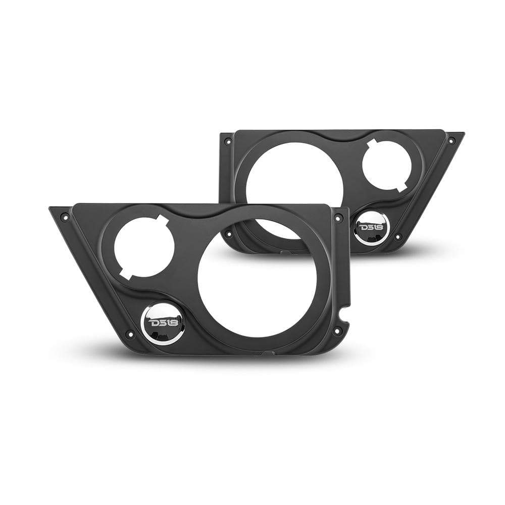 DS18 DS-JK-FD-LR JK/JKU Front Door Panel 1 X 6.5 Inch + 1 Tweeter Speakers Not Included DS18
