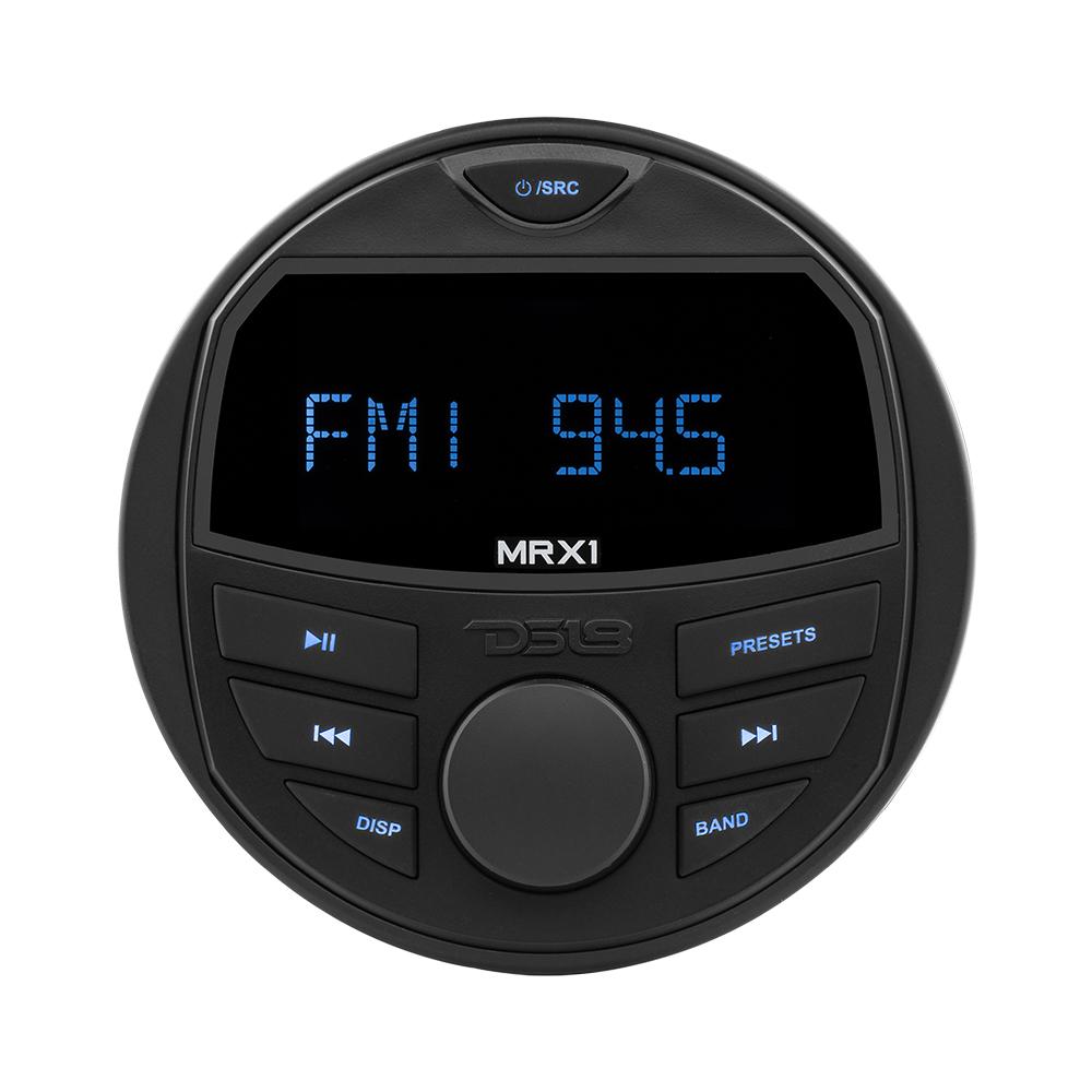 DS18 DS-MRX1 Marine Headunit LCD screen 1 Zones 4 volts Output BT RDS 4X40 Watts DS18