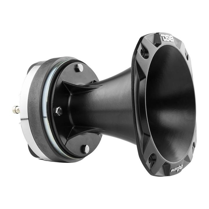 DS18 DS-PRO-DKH1 PRO-D1 2 Inch Bolt On Throat Compression Driver W/ 2 Inch Titanium Voice Coil and PRO-HA102/BK Horn 640 Watts 8-ohm DS18