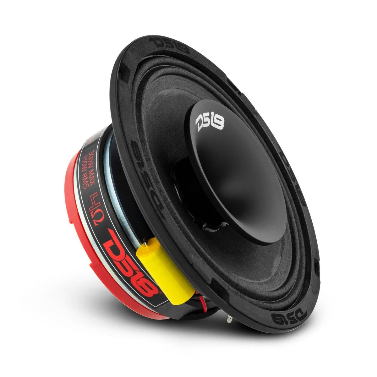 DS18 DS-PRO-HY6.4MSL PRO 6.5 Inch Slim Hybrid Mid-Range Loudspeaker with Built-in Driver 4-Ohm
