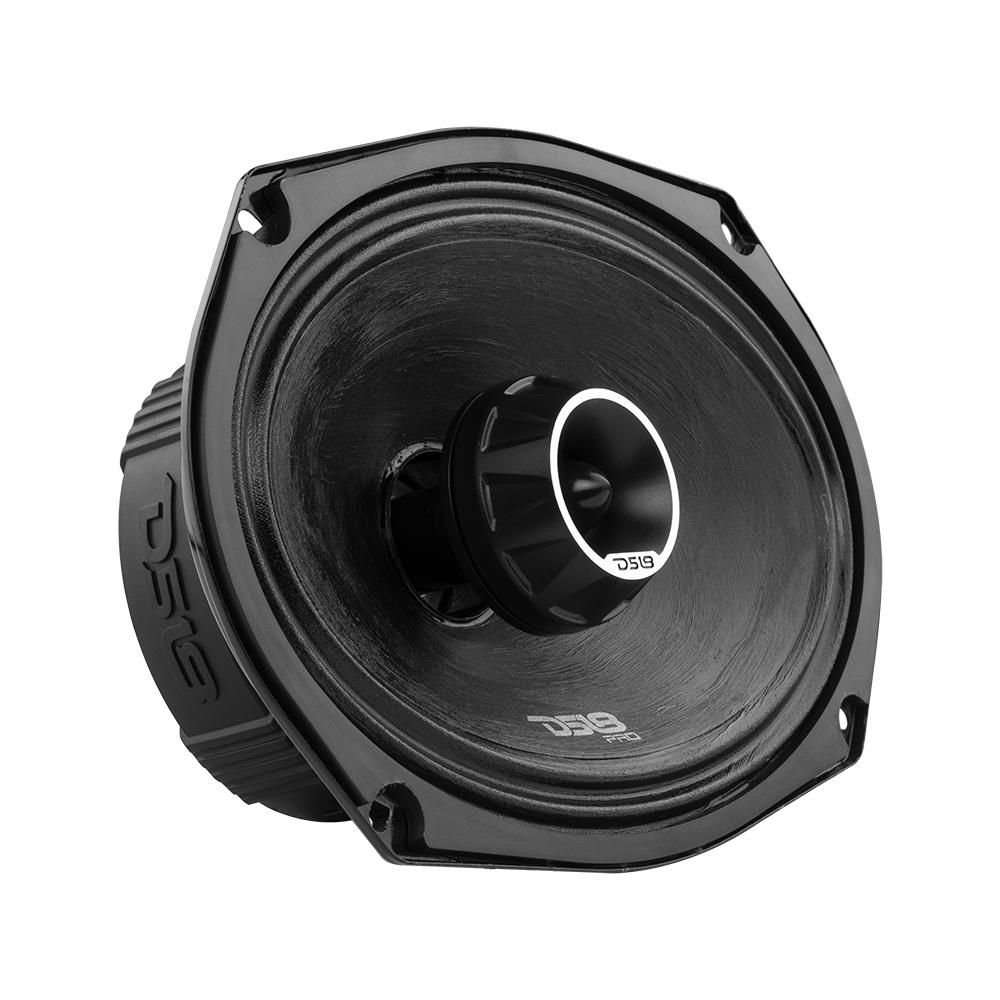DS18 DS-PRO-ZT69 PRO-ZT 6x9 Inch Mid-Range Loudspeaker W/ Water resistance Cone Built-in Bullet Tweeter and Grill 550 Watts 4-Ohm DS18