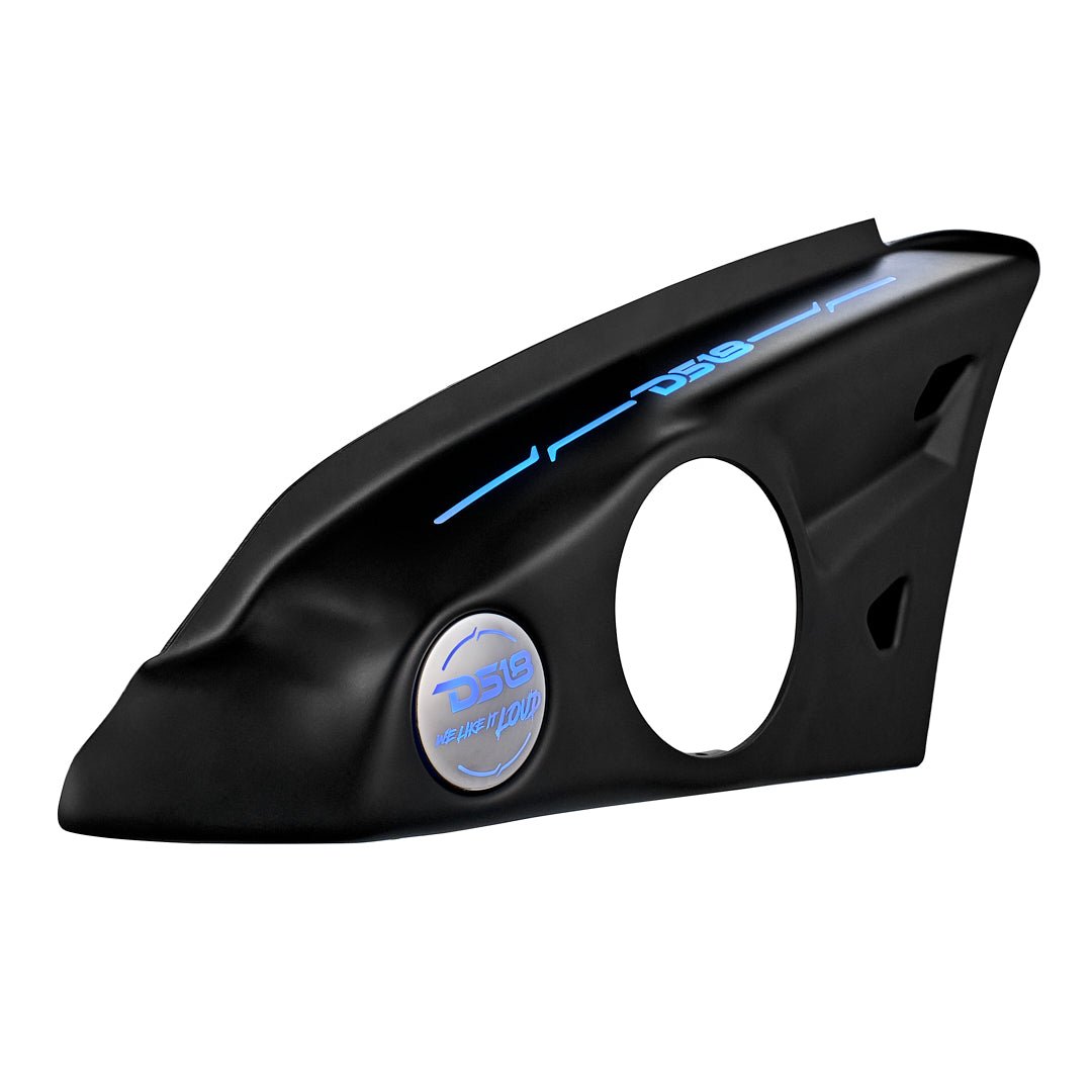 DS18 SLG-AR6V2 Polaris Slingshot 2015+ Armrest Speaker Pods - Empty, Fits 2 x 6.5", Digital LED DS18