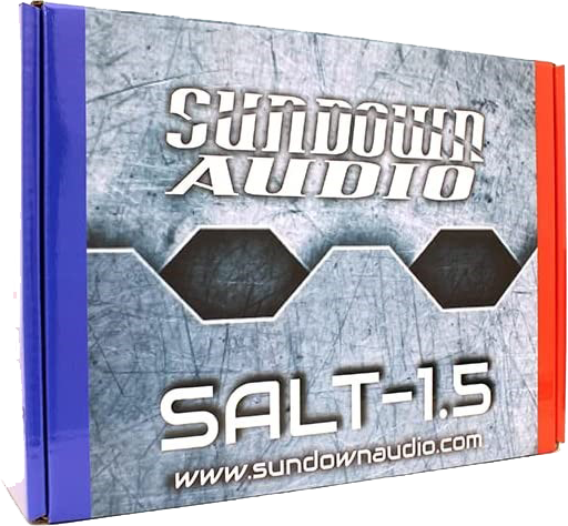 Sundown Audio SALT-1.5 Class D Monoblock Amplifier - 1500W RMS at 1 Ohm, Linkable to 3000W at 2 Ohms
