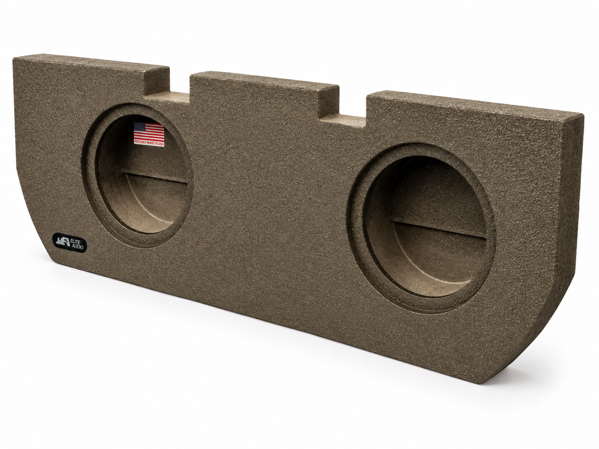 Elite Audio Dual 10" Sealed Subwoofer Box, Toyota Tundra CrewMax 2022+