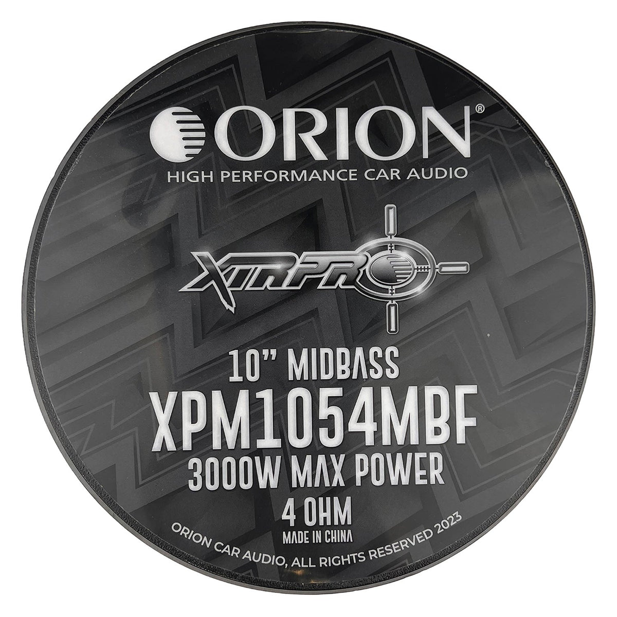 ORION XPM1054MBF 10" Midbass Speaker 3000 Watts