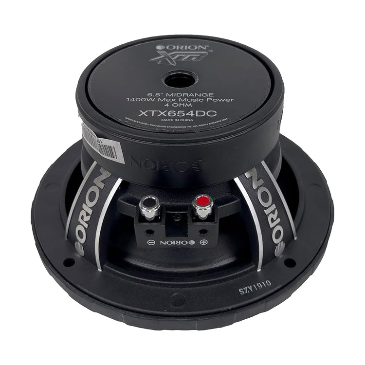 ORION XTX654DC 6.5" Dust Cap Midrange Speakers