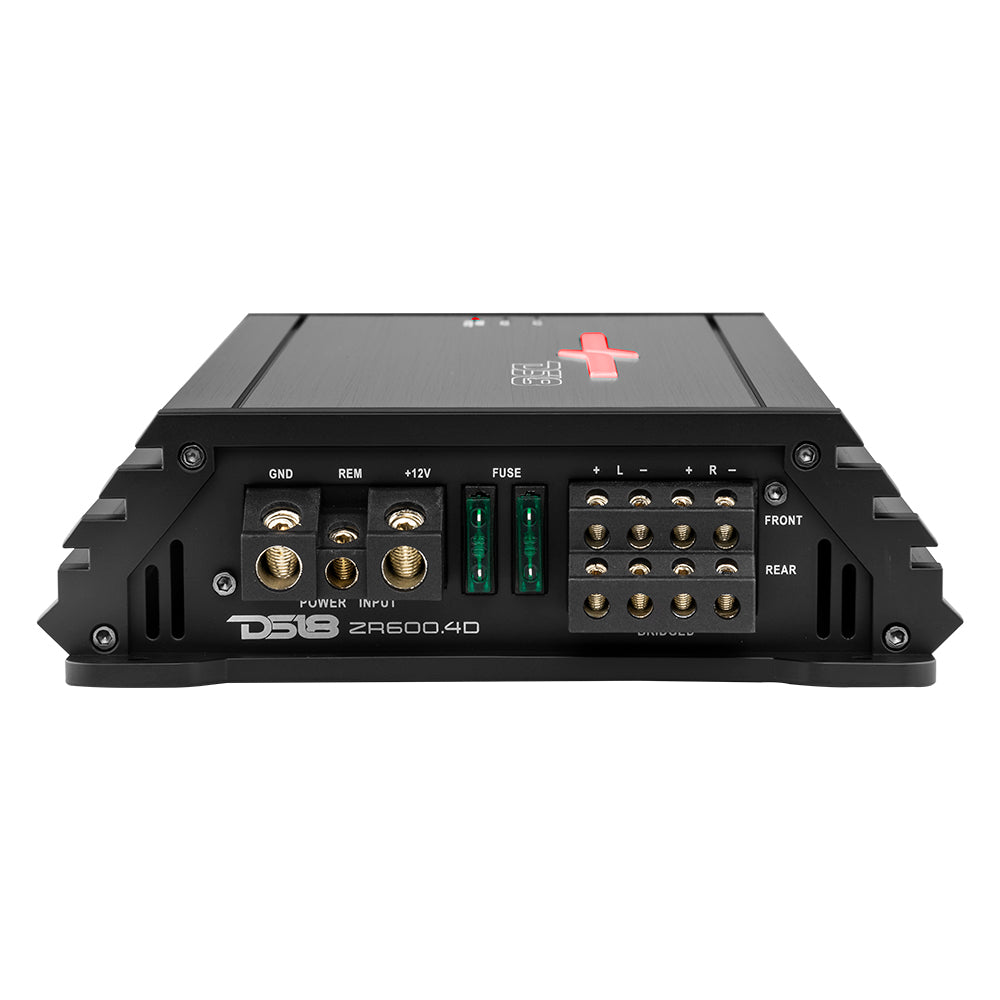 DS18 DS-ZR600.4D ZR Class D 4-Channel Full Range Amplifier 150x4 at 4 Ohm Watts RMS DS18