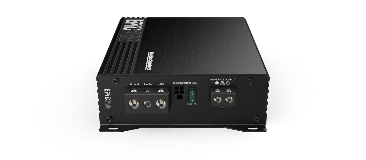 AudioControl EPIC750 - EPIC Series Monoblock Amplifier – 750W RMS @ 1Ω Class D Compact Sub Amp