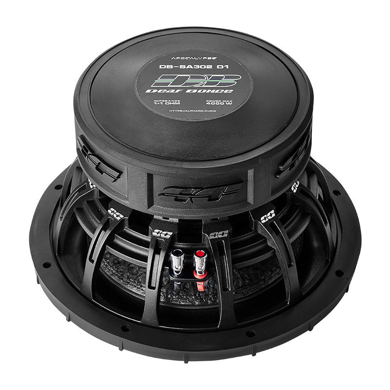 Deaf Bonce Apocalypse DB‑SA302 D1 12″ Subwoofer – 2000W RMS / 4000W Max, Dual 1+1 Ohm Apocalypse Series