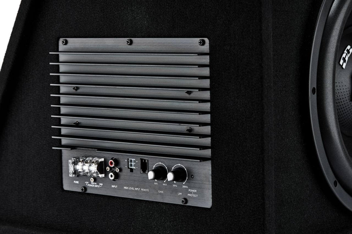 Deaf Bonce Machete ML‑10A Loaded Enclosure with Amplifier and 10″ Subwoofer – 250W RMS / 1000W Max