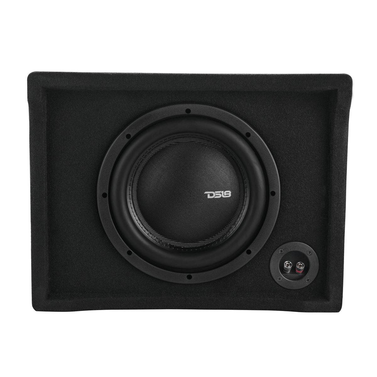 DS18 DFPU110IX DFPU 10" Shallow Under-Seat Sealed Loaded Subwoofer Enclosure - 600W RMS, 2-Ohm DS18