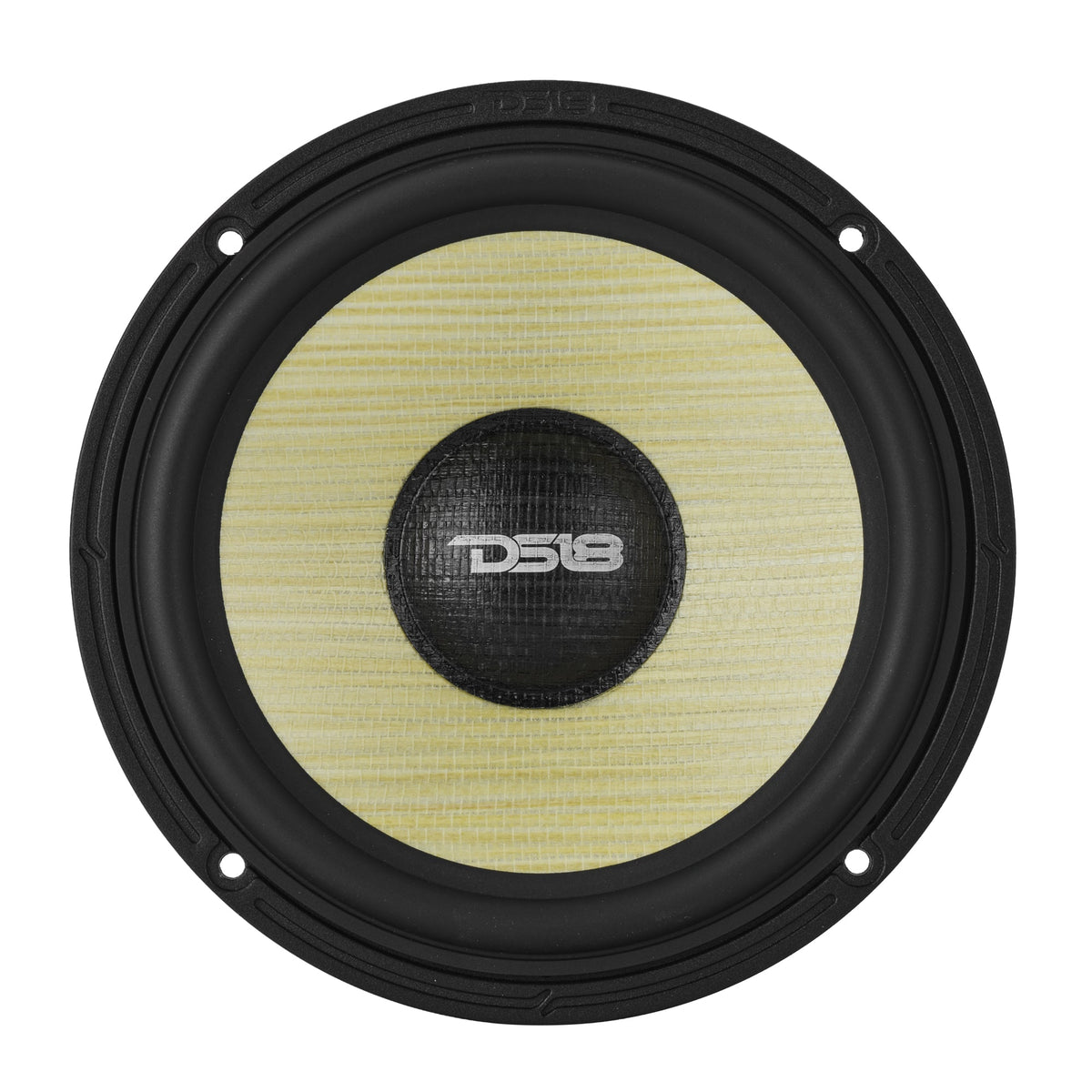 DS18 DXQ6C3 DXQ 6.5" 3-Way Component Speaker Set - 150W RMS, 4-Ohm, Yellow Straw Composite Cone DS18