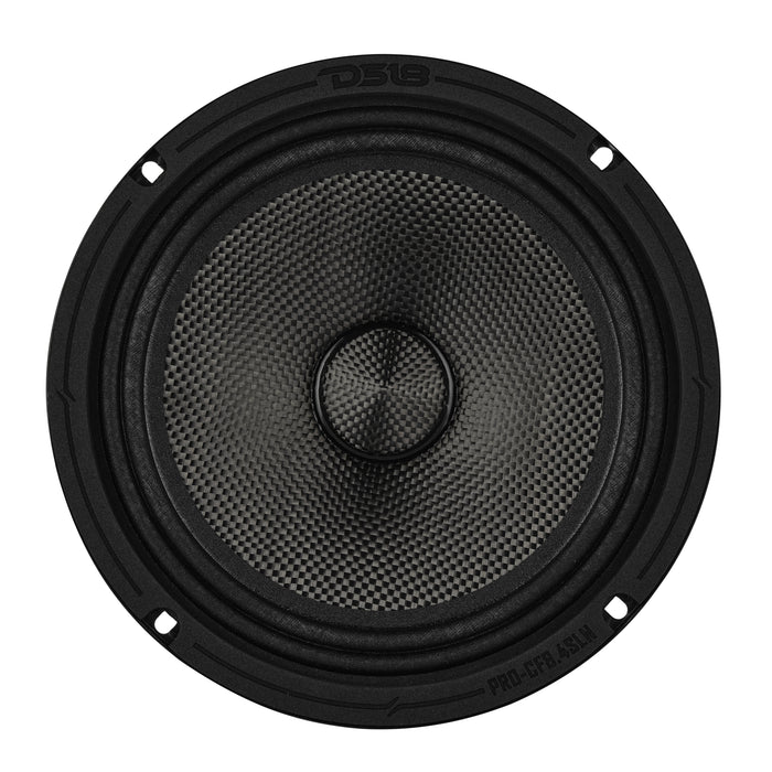 DS18 PRO-CF8.4SLN 6.5" Slim Motorcycle and Motorsports Loudspeaker with Water Resistant Carbon Fiber Cone 200 Watts RMS 2 Ohm - IP65