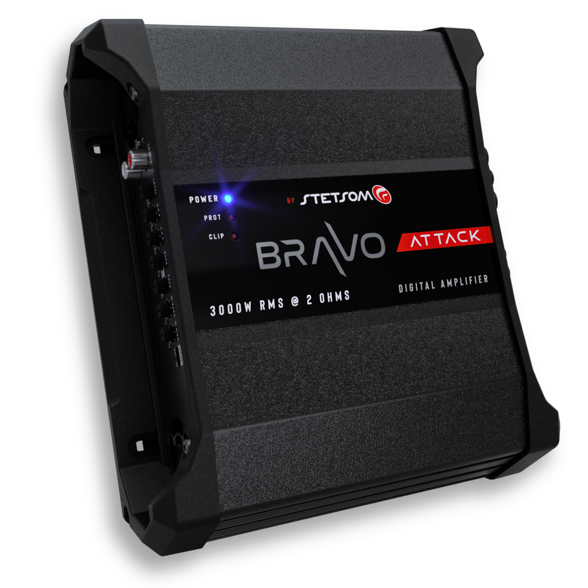 Stetsom BRAVO ATTACK 3000 4-Ohm Mono Full-Range Digital Amplifier - 3000W RMS, 1 Channel