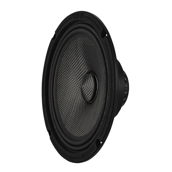 DS18 PRO-CF8.4SLN 6.5" Slim Motorcycle and Motorsports Loudspeaker with Water Resistant Carbon Fiber Cone 200 Watts RMS 2 Ohm - IP65