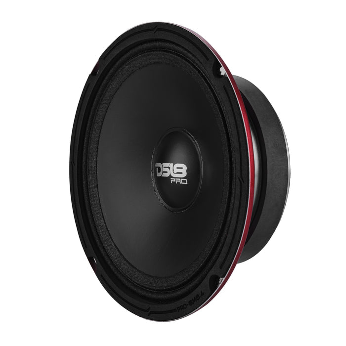 DS18 PRO-SM6.4 6.5" Shallow Water-Resistant Mid-Range Loudspeaker – 200W RMS, 4-Ohm | Marine & Powersports Audio Speaker