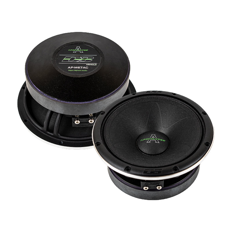 Deaf Bonce Apocalypse AP-M67AC 6.5" Midrange Speakers Pair | 300W RMS High Output Pro Audio 101.7dB