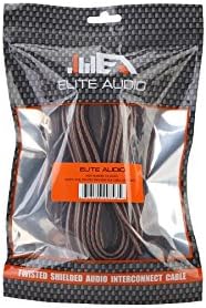 Elite Audio EA-RCA25 Standard 2-Ch RCA Cable - 25ft. Male to Male Twisted Wire Pair with Noise Reduction