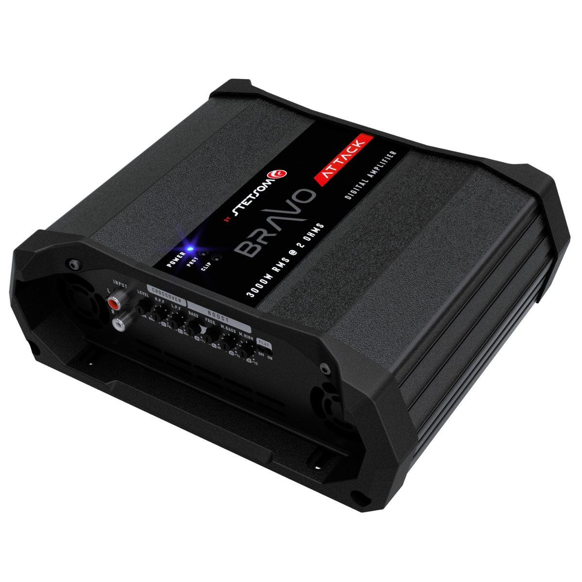 Stetsom BRAVO ATTACK 3000 4-Ohm Mono Full-Range Digital Amplifier - 3000W RMS, 1 Channel