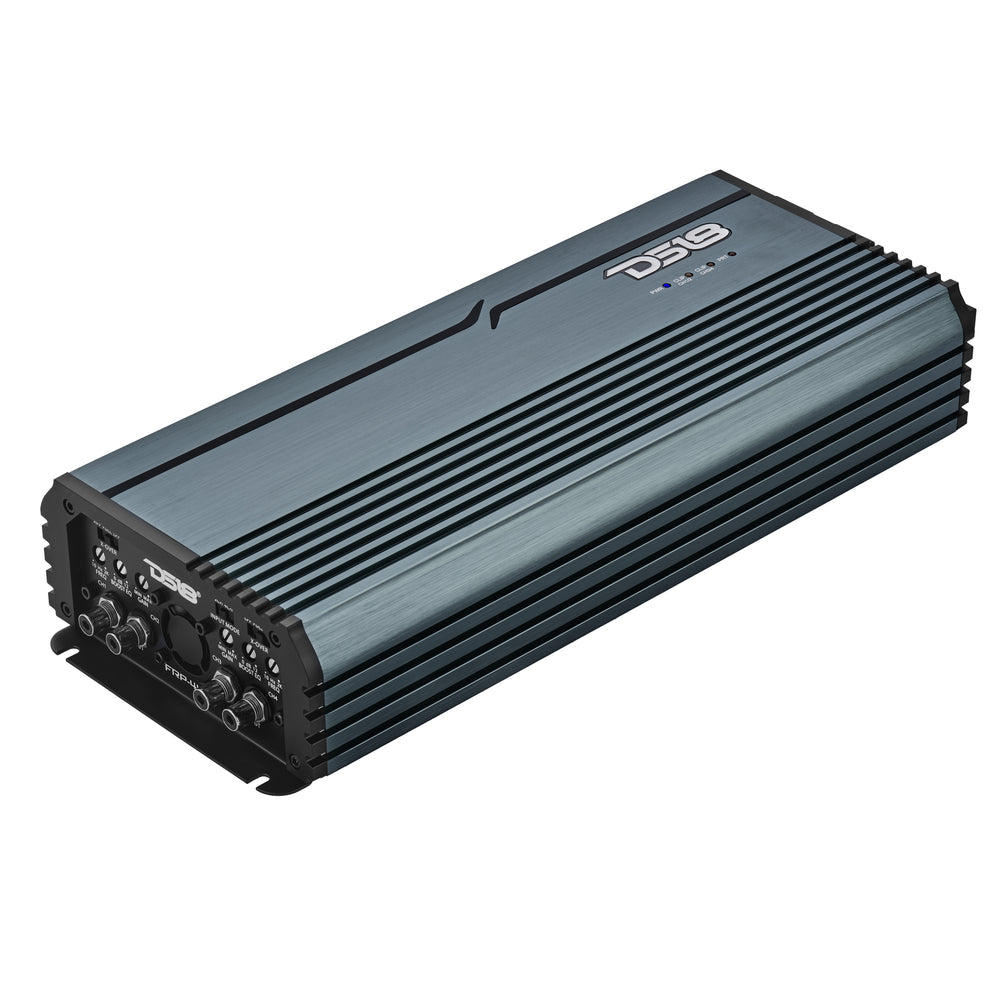 DS18 FRP-4K4/TI Compact 4-Channel Full-Range Class-D Amp – 4000W RMS - Titanium