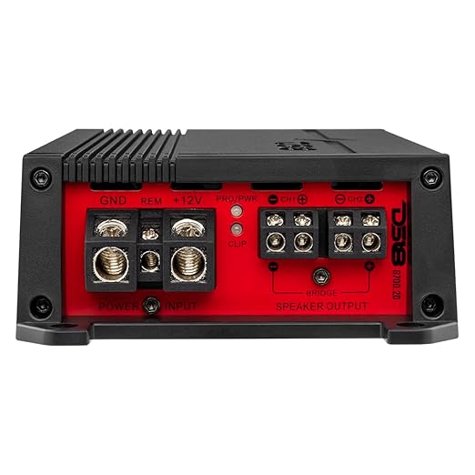 DS18 G700.2D 2-Channel Class D Full-Range Amplifier, 700W Max, 2 Ohm Stable, Bridgeable
