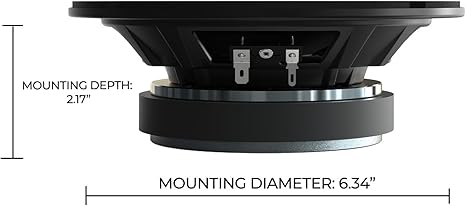 Orion CSH65 - 6.5" Shallow Slim Midrange Speakers