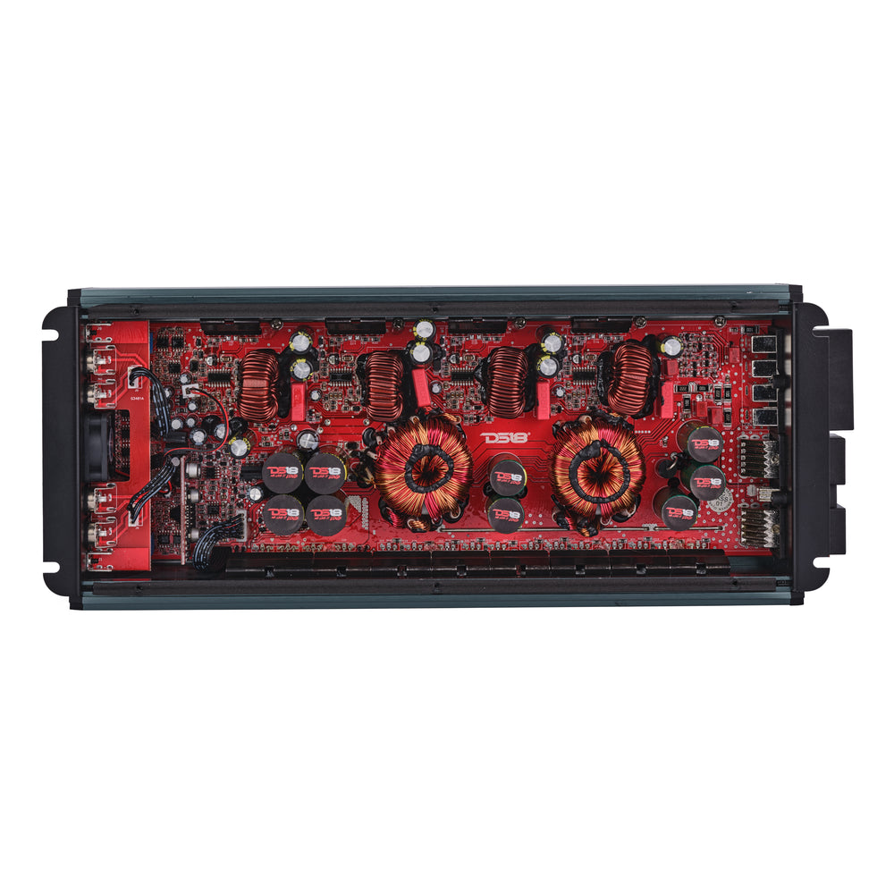 DS18 FRP-4K4/TI Compact 4-Channel Full-Range Class-D Amp – 4000W RMS - Titanium