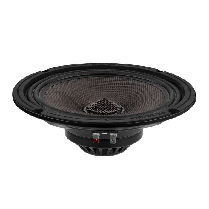 DS18 PRO-CF8.2SLN 8” Slim Motorcycle & Motorsports Loudspeaker With Neodymium Magnet and Water Resistant Carbon Fiber Cone | 200W RMS 2-Ohm