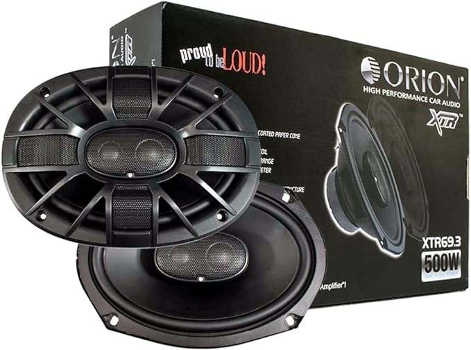 ORION XTR69.3 6x9" 3-Way Coaxial Speakers 400 Watts