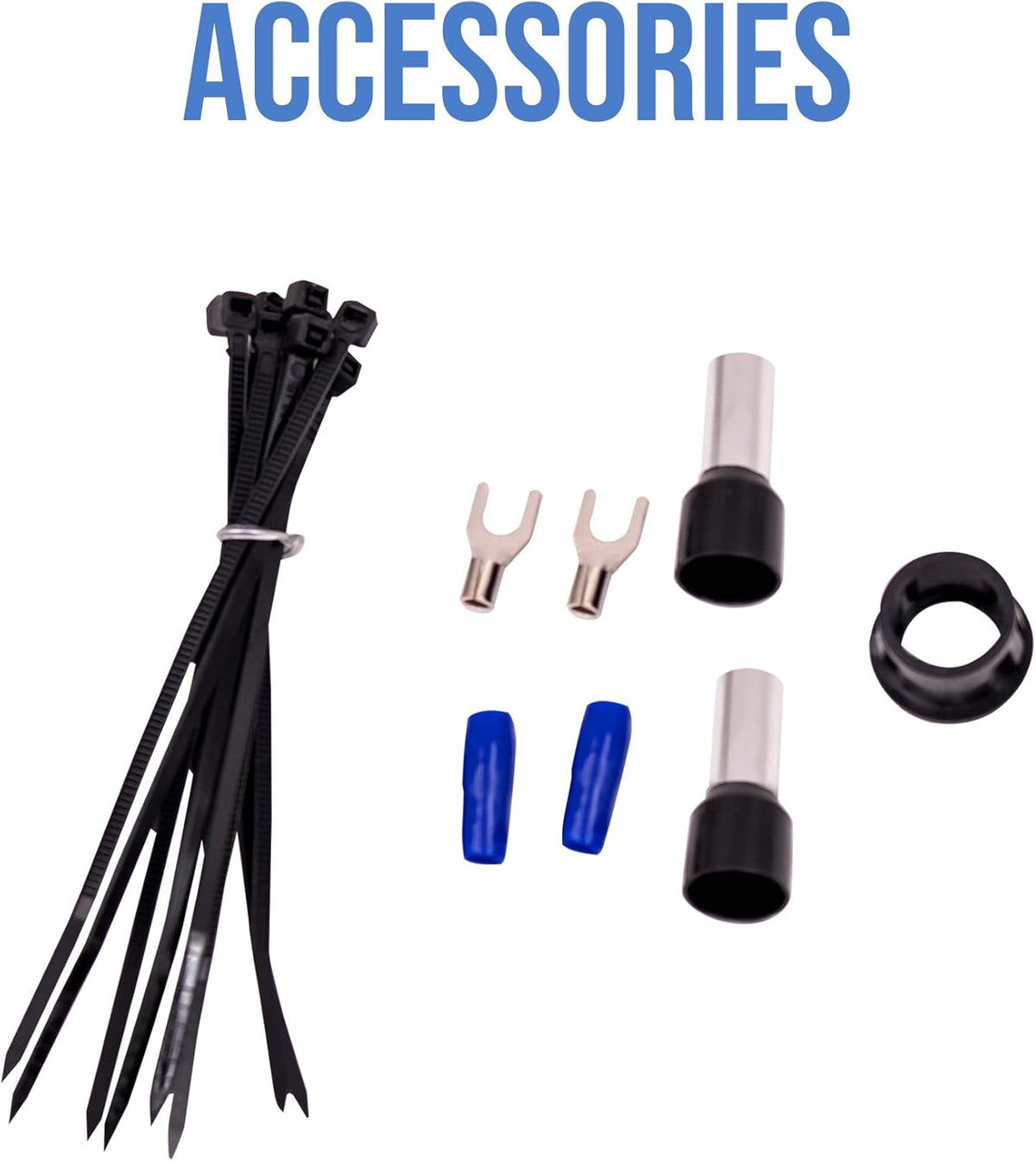 Elite Audio PROK4-EC Pro EC Series 4-Gauge Amplifier Wiring Kit – 4000W Power, RCA Cable, Mini-ANL Fuse Holder