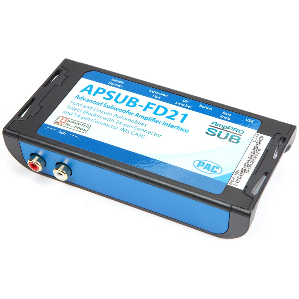 PAC Audio PAC-APSUBFD21 AmpPRO SUB Advanced Amplifier Interface for Select Ford vehicles 2011-2019 with Sony systems and 8.4" radio