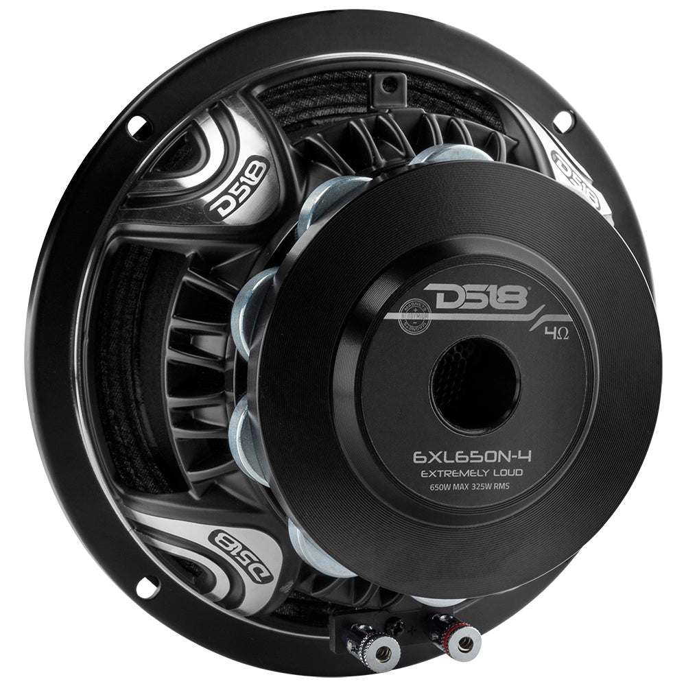 DS18 6XL650N-4 XL 6.5" Neodymium Rings Mid-Range Loudspeaker 650 Watts 4-Ohm