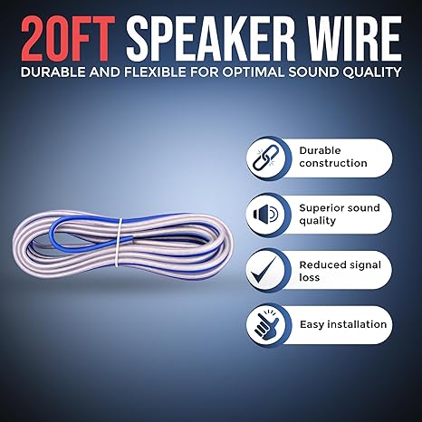 Elite Audio PROK4-EC Pro EC Series 4-Gauge Amplifier Wiring Kit – 4000W Power, RCA Cable, Mini-ANL Fuse Holder