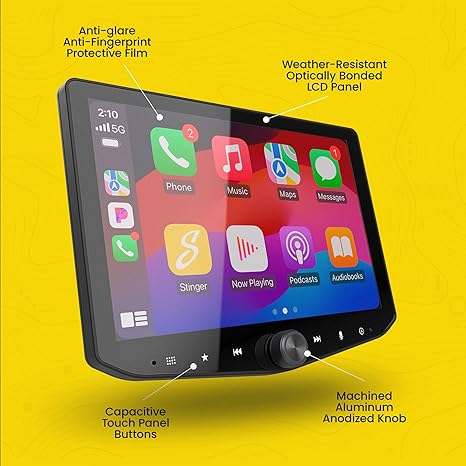 Stinger IX210 Horizon10 10.1-inch Floating Multimedia Infotainment Display System