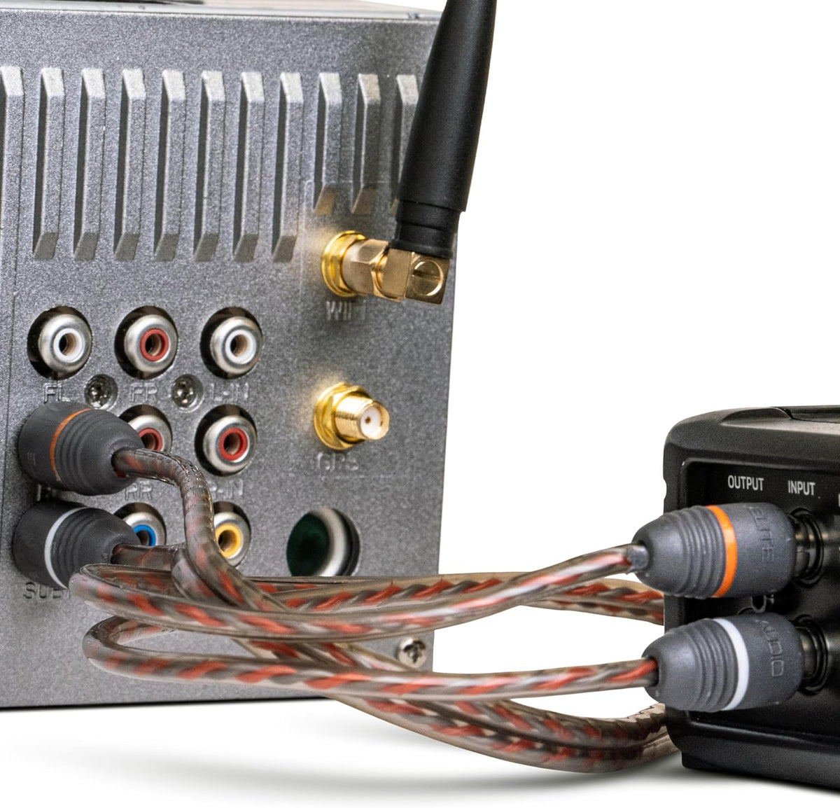 Elite Audio EA-RCA6 Standard 2-Ch RCA Cable - 6ft. Male to Male Twisted Wire Pair with Noise Reduction