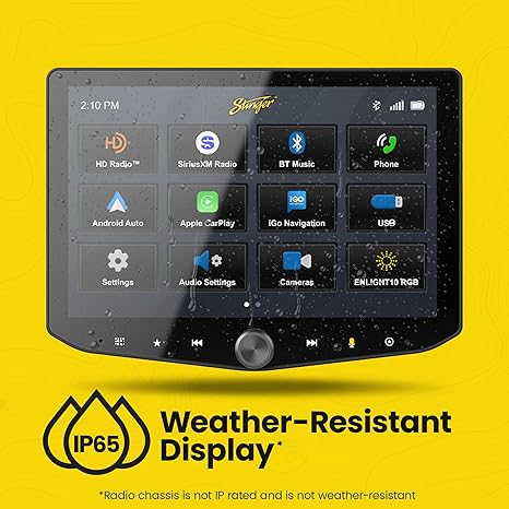 Stinger IX210 Horizon10 10.1-inch Floating Multimedia Infotainment Display System