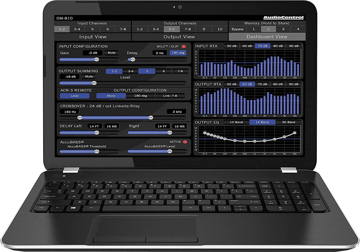 AudioControl D-4.800 4-Channel Car Amplifier with DSP & Matrixing