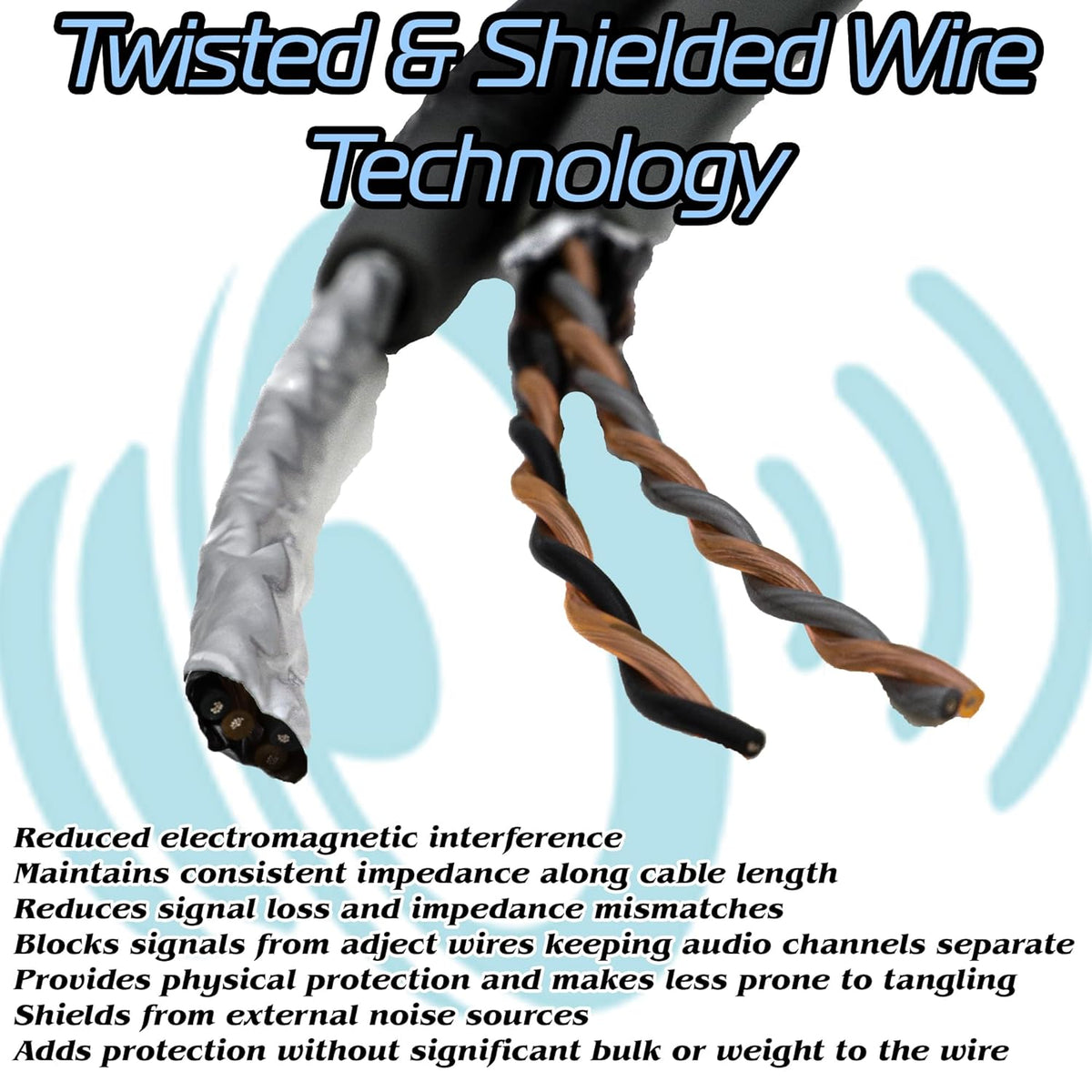 Elite Audio High-Quality 15ft RCA Cable – 6-Channel OFC with Shielding and Noise Control