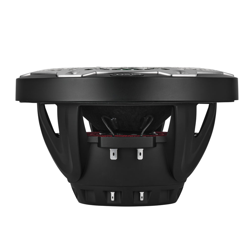 DS18 NXL-8MD/BK 8” Marine 2-Way Speaker 350W RMS 4-Ohm – RGB LED, Neodymium Magnet, Compression Driver, Waterproof