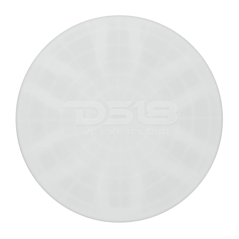 DS18 NXL-IQ10SUB/WH 10" Marine Subwoofer 500W RMS 4 Ohm | Hybrid Magnet Motor | LED Lights | Removable Grille