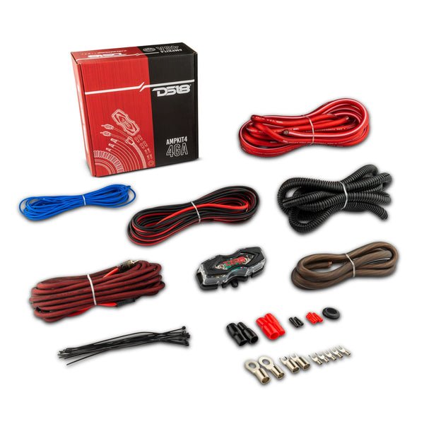 DS18 PKG-PROZT62 6.5” Pro Midrange Coaxial Speakers Kit – High Sensitivity, Built-In Amplifier, OEM Adapters, 4 Ohm Car Audio Upgrade