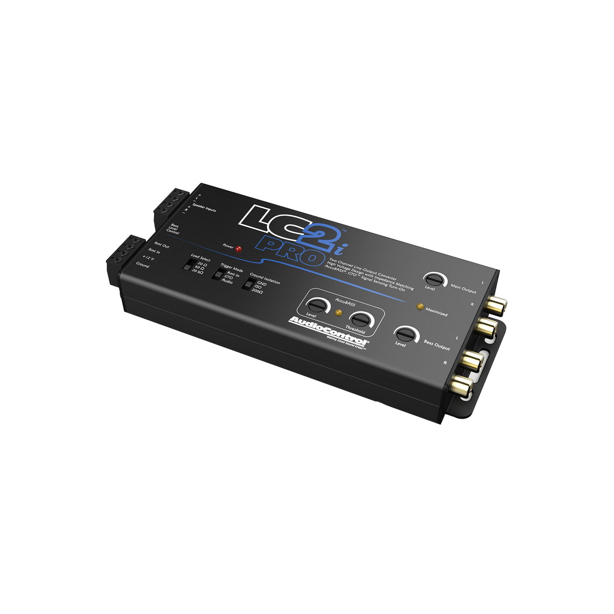 AudioControl LC2i PRO 2-Channel Line Output Converter with ACR-1 Dash Remote Subwoofer Control
