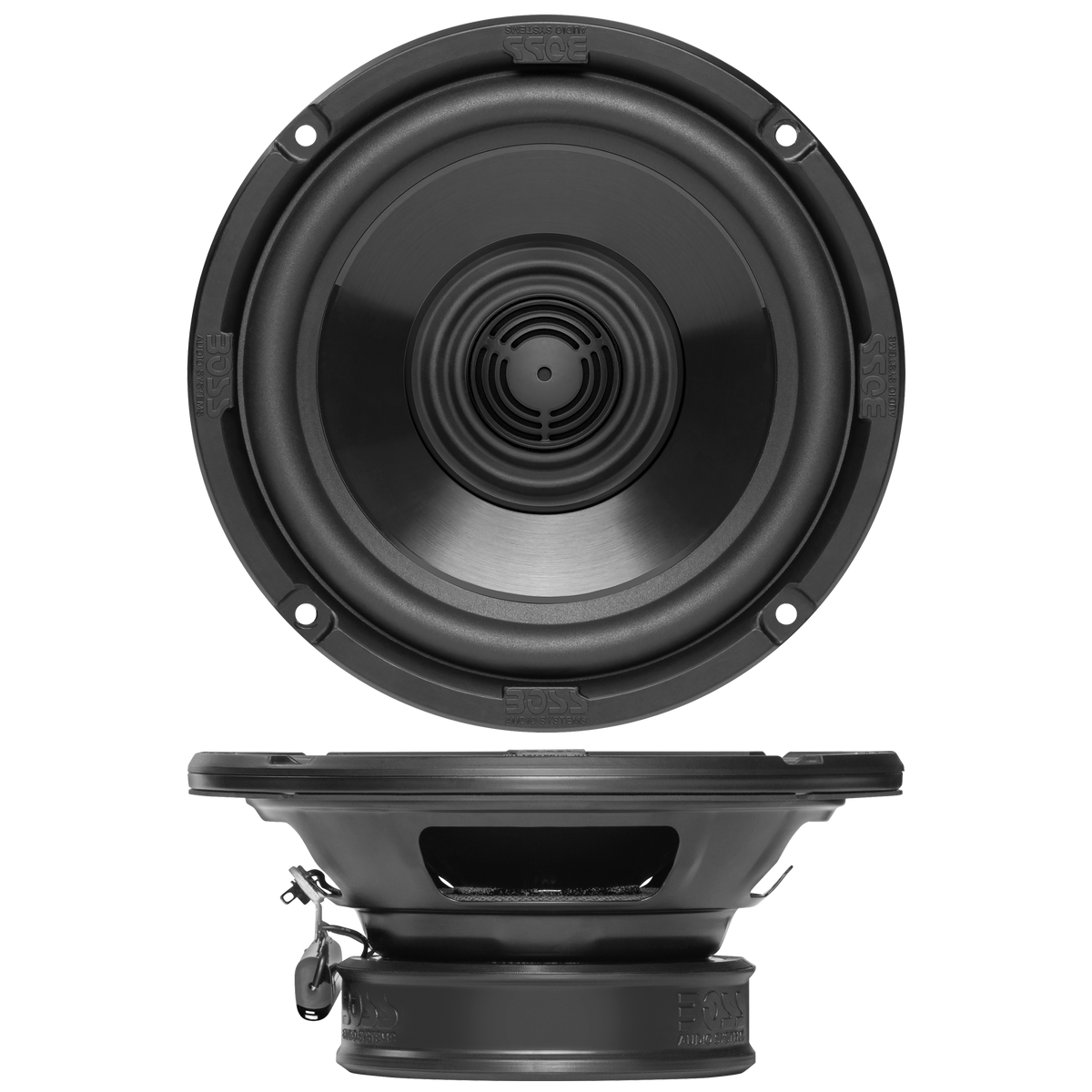 Boss Audio BHD3F | Harley Davidson Front Speakers & 4-Channel Amp Kit – 6.5" Full Range
